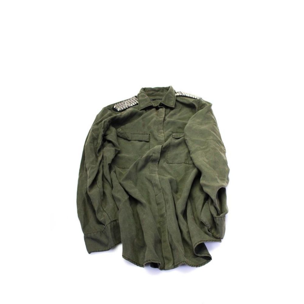 Zara Basic Splendid Womens Collared Button-Up Blo… - image 3